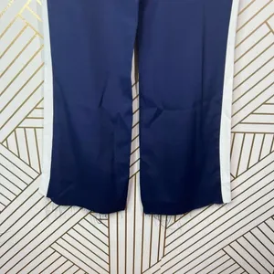 Reformation Side Stripe Flared Pants in Navy‎ Blue White Size US XS thumbnail 8