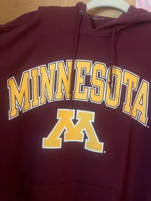 Minnesota Gophers Hoodie Red Size M thumbnail 2