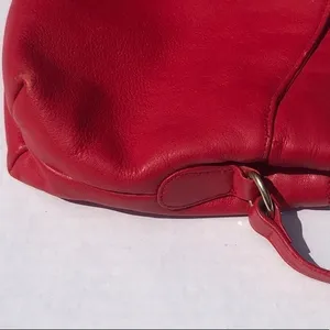 Borelli Genuine Leather Red‎ Bag Red thumbnail 6