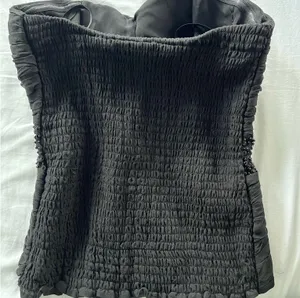 Bebe black strapless top with embellishment thumbnail 3