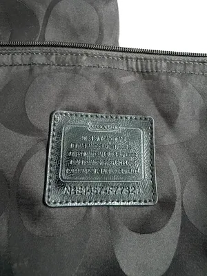 COACH Signature Black Getaway Weekender Shoulder Tote Bag w/ Pouch thumbnail 9