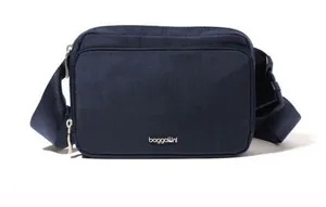 Baggallini True Classic Belt Bag Sling French Blue Fanny Pack Bag Navy Nylon thumbnail 1