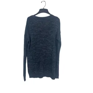 Hollister Navy Knit Cardigan Button Up Logo V-neck Sweater S Granpacore Cozy thumbnail 2