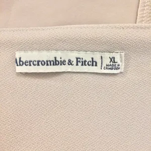 Abercrombie & fitch cream bodysuit tank blouse xl thumbnail 3