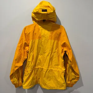 Marmot Ski Jacket‎ Medium Yellow Hood Waterproof Systems Nylon Vintage thumbnail 6