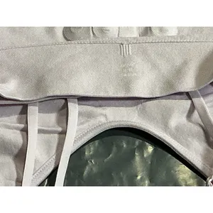 Aerie Seamless Ribbed Bralette Women's M Light Pink Logo Band Strappy NWT thumbnail 7
