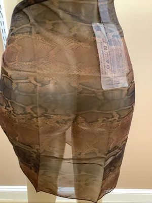 Zuliana Animal Print Sarong/Cover Up Skirt. Made in USA. New With Tags. thumbnail 4