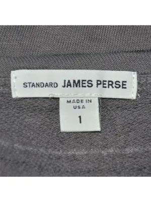 Standard James Perse Sweatshirt Size 1 S Gray Stripe Supima Cotton Made USA thumbnail 8