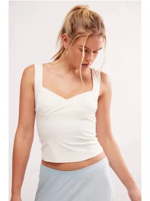 Free People X Intimately FP Iconic Cami In Large New Womens Sleeveless Tank Top thumbnail 8