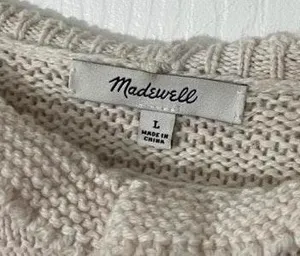 Madewell Ruffle Sweater thumbnail 4