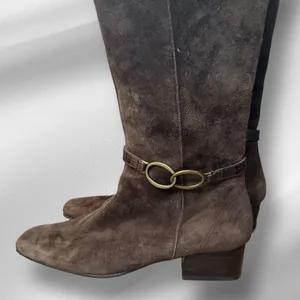 VanEli Brown Suede Tall Boots‎ Size 7.5 thumbnail 5