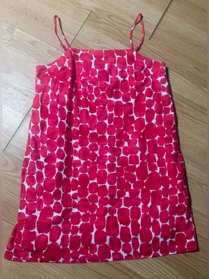 NWT ladies Med Banana Republic spaghetti strap dress pink Patterned print thumbnail 2