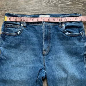 Lou & Grey Light Wash Straight Jeans 26 thumbnail 6
