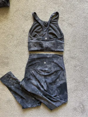 Lululemon Matching Set – Diamond Dye Pitch Grey Graphite Grey - size 4 thumbnail 2