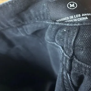Miou Muse Black Barrel Jeans Size‎ Medium thumbnail 6