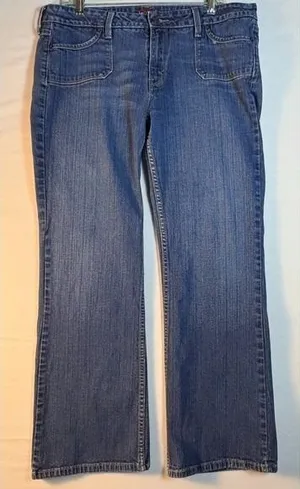 Levis Jeans Women Low Boot Cut‎ 545 Medium wash Blue Jeans 16M thumbnail 1