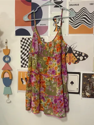 Morgan Taylor Intimates Floral Slip Dress — Size L thumbnail 7