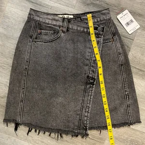 NWT FREE PEOPLE sulphor black skirt size 24 thumbnail 7