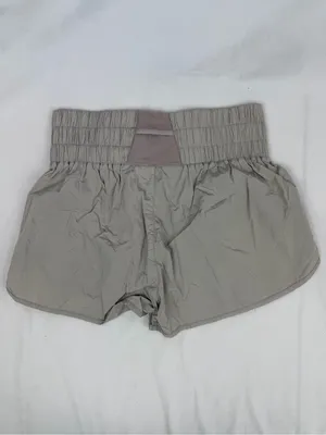 AS Revival Altar’d State Athletic Casual Shorts High Rise Women Sz M Taupe Gray thumbnail 2