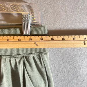 744 | MTV‎ Music Television Graphic Jogger Sweatpants Sage Green Womens Small thumbnail 3