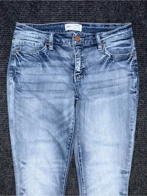 Buckle BKE Gabby Curvy High Rise Ankle Tall Stretch Jean Sz 27 Distressed BGK205 thumbnail 3