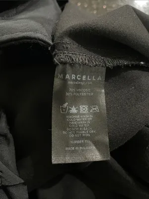 Marcella NYC Archie Trousers in Black 'One Design Five School Days' Size XS thumbnail 12