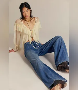Free people We The Free Libre Wide-Leg Jeans thumbnail 4