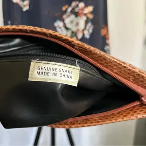 Genuine Snake Skin Crossbody Purse thumbnail 7