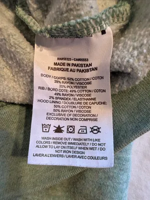 Nike Sage Green Pullover cowl neck White Swoosh Hoodie hooded Large sweatshirt thumbnail 7