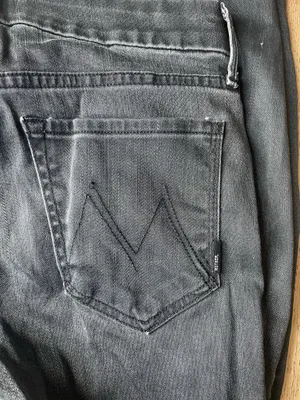 🖤 MOTHER The Looker Skinny Jeans - Lies and Shadows - Size 28 thumbnail 3