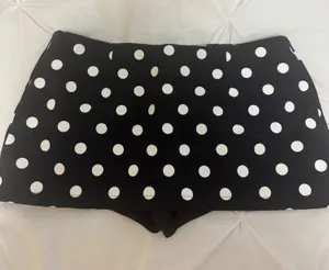 Edikted Polka Dot Skirt Black thumbnail 1