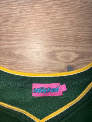 edikted green oversized sweatshirt dallas green Small thumbnail 6