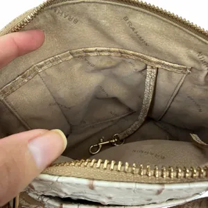 Brahmin Duxie Melbourne Leather Satchel Bag Crossbody Bag Tan thumbnail 14