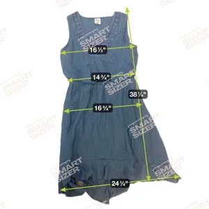 Wrangler‎ Blue Cowgirl RodeoDress Small Western Boho Rodeo Farm Cottage thumbnail 6
