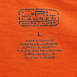 Lauren Ralph Lauren Orange Long Sleeve Cotton Basic Plain Halloween Shirt Large thumbnail 6