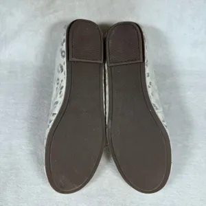 Vionic Minna Ballet Flats Metallic Leopard Print Cream Silver Orthotic Size 7.5 thumbnail 11