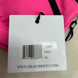 Beach Riot Moxie Cutout Sports Bra Padded Athletic in Radiant Orchid Size XS thumbnail 7