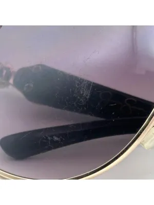 Jessica Simpson Gold Tone Square Gradient Sunglasses Black Temples thumbnail 12
