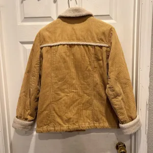 VTG‎ IZ Sport Womens Tan Corduroy Faux Shearling Lined Jacket M Western Rancher thumbnail 6