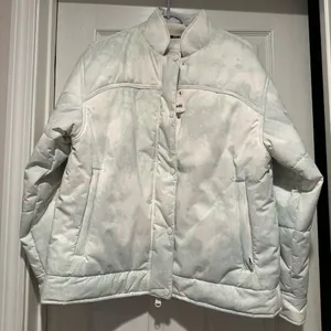 Free People Movement Bunny Slope Printed Puffer Mountain Mint Sage Medium NWT thumbnail 4