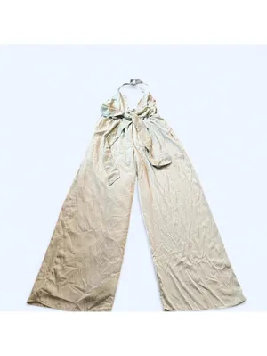 Lulus light sage cottagecore fairy wide leg jumpsuit Size XL thumbnail 7
