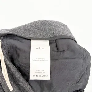 Wilfred Womens Charcoal Wool Cashmere Blend Minimalist Tapered Trousers Size‎ 2 thumbnail 5