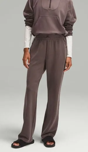 Lululemon Softstreme High Rise Pants‎ Espresso Brown Athleisure Loungewear Cozy thumbnail 1