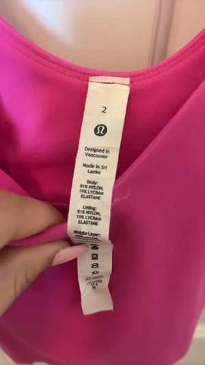 Sonic Pink Align Lululemon Tank thumbnail 4