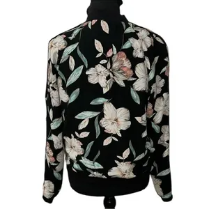Decree Floral Print Bomber Jacket(Size Medium) thumbnail 3