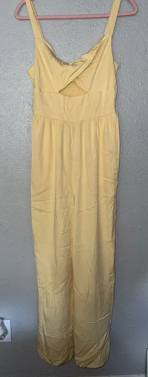 NWT The Drop Women's Impala Jumpsuit‎ Medium Yellow thumbnail 1