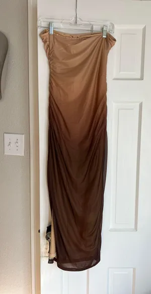 Amazon Brown Dress thumbnail 2