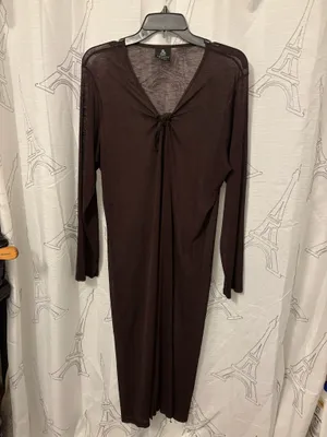 Cardigan knee Brown Size L thumbnail 2