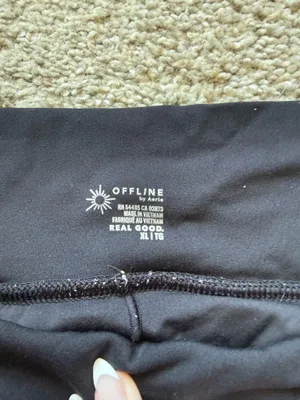 Black aerie skirt thumbnail 2