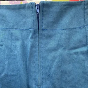 preloved Anthropologie‎ Mini Skirt Blue thumbnail 5